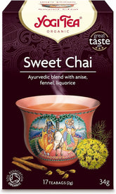 Chá Chai Doce (Chai Doce) ORGÂNICO (17 x 2 g) 34 g - YOGI TEA